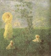 Gaetano previati In the Meadow china oil painting reproduction